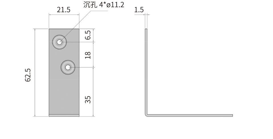 不锈钢角码90度直角 连接件角码 角码厂家