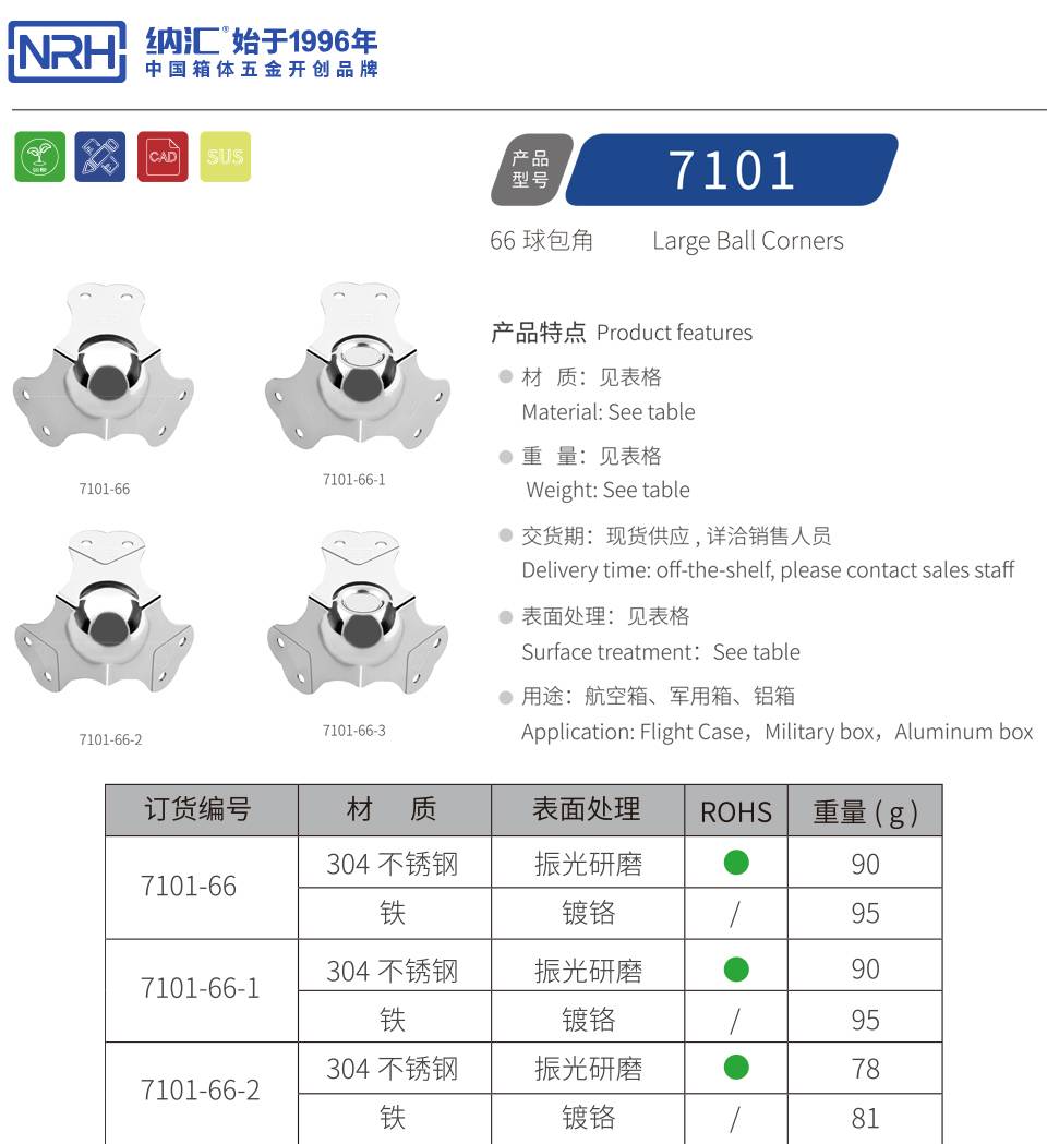 不锈钢球包角不锈钢航空箱包角木箱角码包角