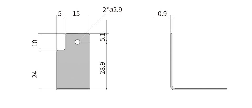 90度角码 L型镀铬角码 上海家具角码生产厂家